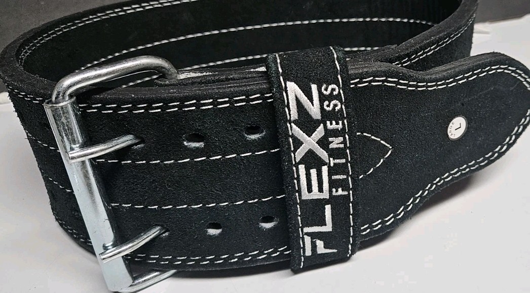 Flexz Fitness Weight Belt Double Prong Size Large New 4