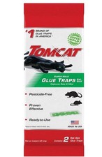 Tomcat Super Hold Glue Traps Rat Size for Rats, Mice, Snakes, 2 Traps