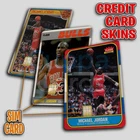 Michael Jordan Fleer Rookie 1986 1987 1988 | Credit Card Sticker/Skin | 3 Pack