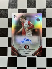 2023-24 Topps Chrome UCC Auto RC Leo Sauer Feyenoord Rotterdam
