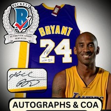 🏀 Kobe Bryant Signed Jersey Autographed BECKETT COA Lakers 
