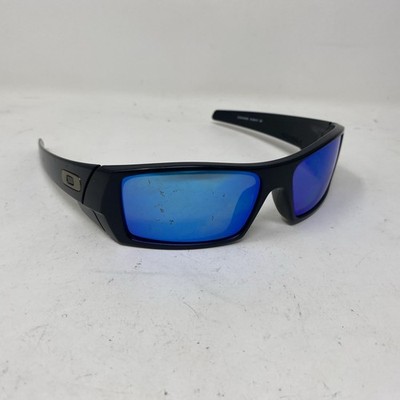 OAKLEY 9014-5060 60-15-128 BLACK W/ BLUE PRIZM SUNGLASSES 206M