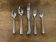 FAIRFIELD Kirk Stieff Pewter International Silver Flatware - 5 PC Place Settings
