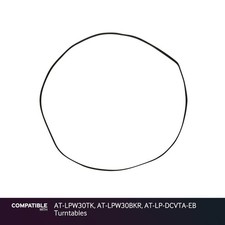 Audio-Technica Drive Belt for AT-LPW30TK, AT-LPW30BKR, AT-LP-DCVTA-EB Turntables
