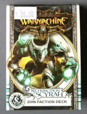 Warmachine RETRIBUTION OF SCYRAH 2016 Faction Deck - New - Privateer Press 2016