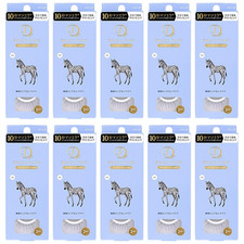 Koji Dolly Wink Salon Eye Lash No.11 Delicately Long Zebra Set of 10 NEW