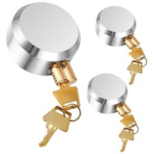 Pcs Hidden Shackle Padlocks Puck Lock Keyed Alike Trailer Puck Lock 2-7/8" 3