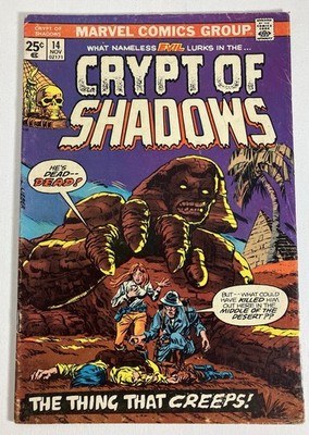 Crypt Of Shadows #14 (1974) - Bronze-Age Horror! - Super Tough To Find Issue!