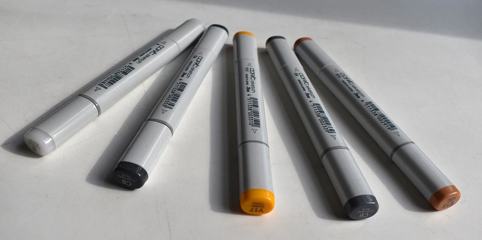 COPIC .Too 9 Marker Lot Plus 5 Sketch Originals Total of 14 Brand New Markers - Image 3 of 4