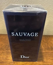 Authentic Sealed Christian Dior Sauvage Men's Eau De Toilette Fragrance 3.4 Oz