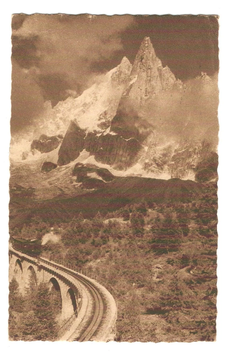 HAUTE-SAVOIE CHAMONIX VILLAGE 1908 ALPES MONT-BLANC CARTE POSTALE ANCIENNE CPA