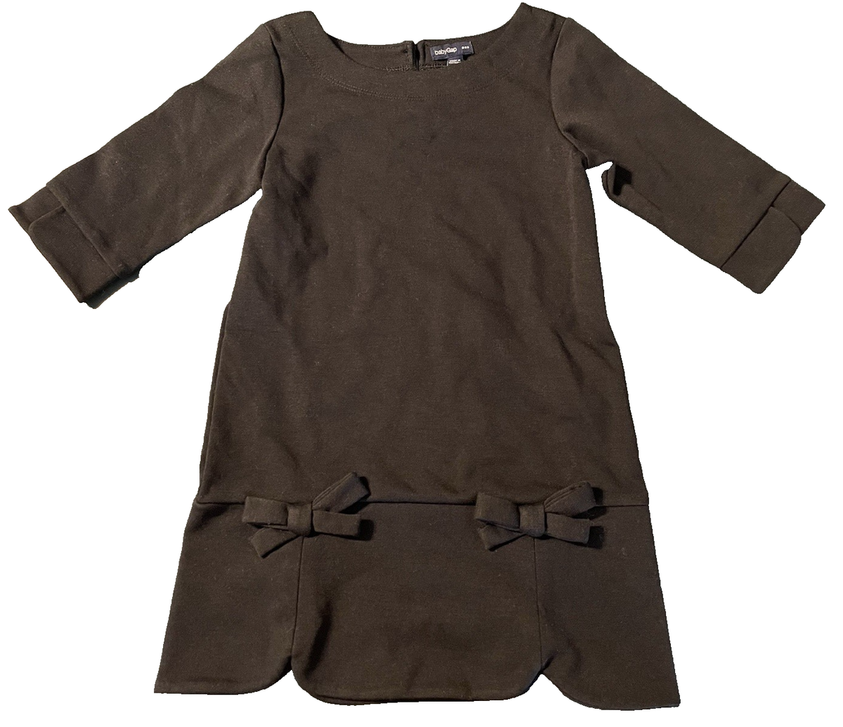 baby Gap NWT Girl 4T Black Ponte Dress w/ 3/4 Sleeves & Bow Trim | eBay baby Gap NWT Girl 4T Black Ponte Dress w/ 3/4 Sleeves & Bow Trim | eBay