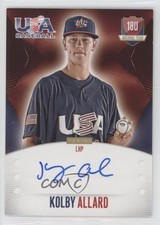 2014 USA Baseball Box Set 18U National Team Signatures Kolby Allard Auto 03j5