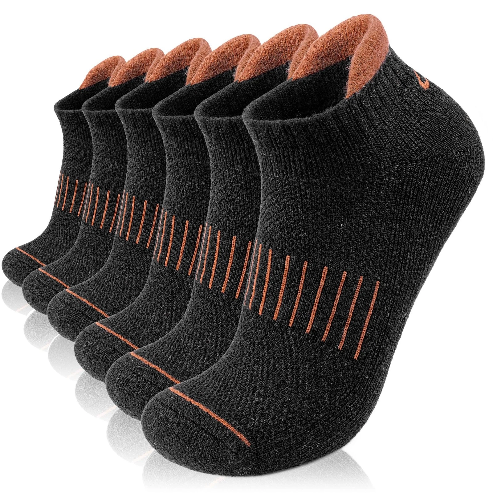 Merino Wool Ankle Hiking Running Socks for Men Women Breathable Compression T...