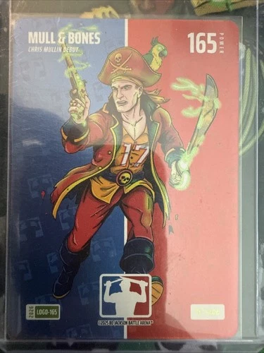 Mull & Bones Glow Logofoil Power Level 165! #LOGO-165Bo Jackson Battle Arena TCG