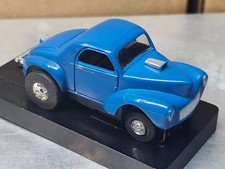 AURORA T-JET WILLY'S GASSER SOLID RIVET CHASSIS HO SLOT CAR