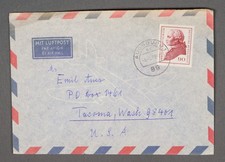 MayfairStamps Germany 1978 Augsburg to Tacoma WA Immanuel Kant Cover aaw_60517