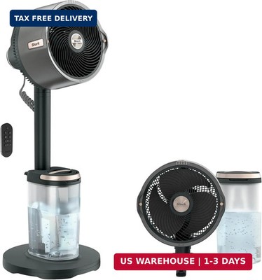 Shark FlexBreeze Pro Mist Fan, Indoor & Outdoor Oscillating Cooling Fan with Mis
