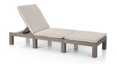 Keter Sonnenliege mit Auflage Daytona Cappuccino