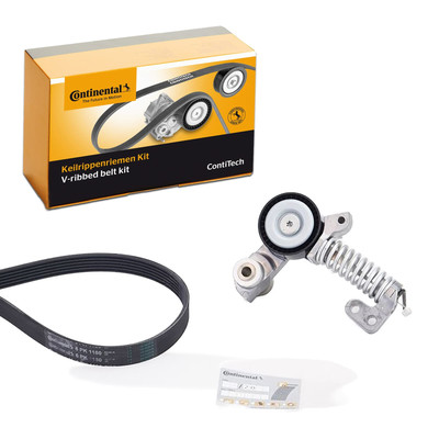 CONTINENTAL CTAM KEILRIPPENRIEMEN-SATZ passend für VOLVO S60 S80 S90 V40 V60 V70
