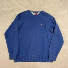 Tommy Hilfiger Knitted Jumper Chunky Knit Sweater Men's L