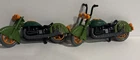 Lot of 2 Vintage 1989 TMNT Sewer Cycle Motorcycle Action Figure - Free Shipping