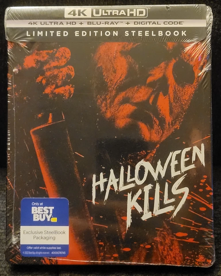 Halloween Trilogy 4K-Blu-ray Best Buy Steelbook Lot (Factory Sealed) OOP  - Image 4 of 4