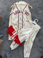 Vintage 1950's Little League Boys Uniform Shirt Pants Socks Great Display