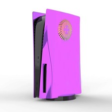 Cover Plates for PlayStation 5 Disc Edition, Vented Anti-Scratch Shell