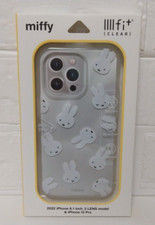 Gourmandise Miffy IIIIfit Clear iPhone13 Pro 6.1 Case MF-338A Miffy Face