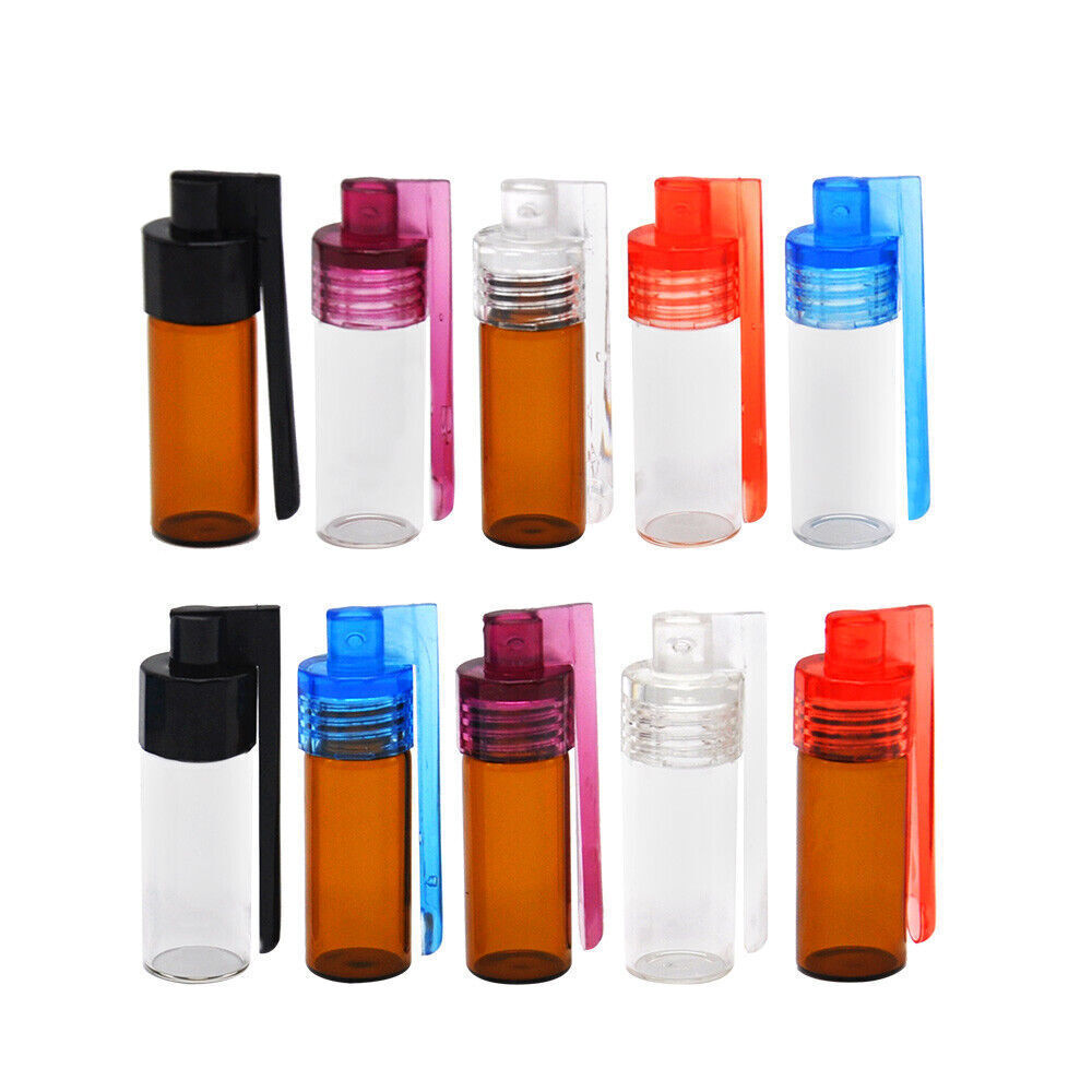 24 Boxed Assorted Glass Storage Bottles Outdoor Travel Portable Dispenser 51mm