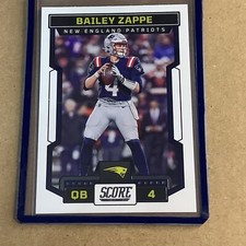 2023 Panini Score Bailey Zappe  281 Patriots A-54
