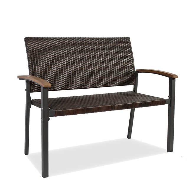 Outdoor Storage Ottoman Seat Garden Wicker Bench Patio Furniture Azalea Ridge For Sale Online Ebay