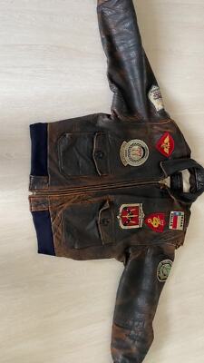 Vintage Sky Boys Limited Leather Flight Jacket Type-1 1980s