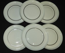 Design MARC HELD 70's (Coquet Porcelaine LIMOGES) x6 assiettes 18.5 cm  TBE