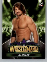 2018 Topps Road to WrestleMania Road to WrestleMania 34 Roster #R-11 AJ Styles N