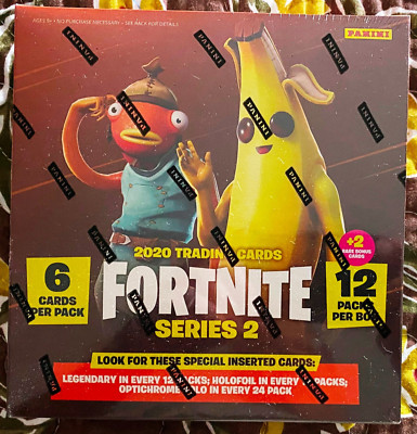 2020 Panini Fortnite Series 2 Mega Box USA Exclusive Cracked Ice NIB
