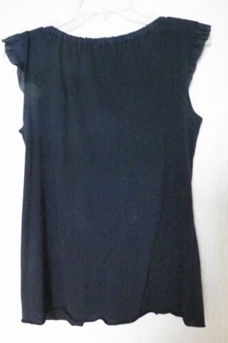 FOXYWEAR Top, Black Color, Size M Regular, 100% Cotton, Made in USA. - Picture 2 of 4