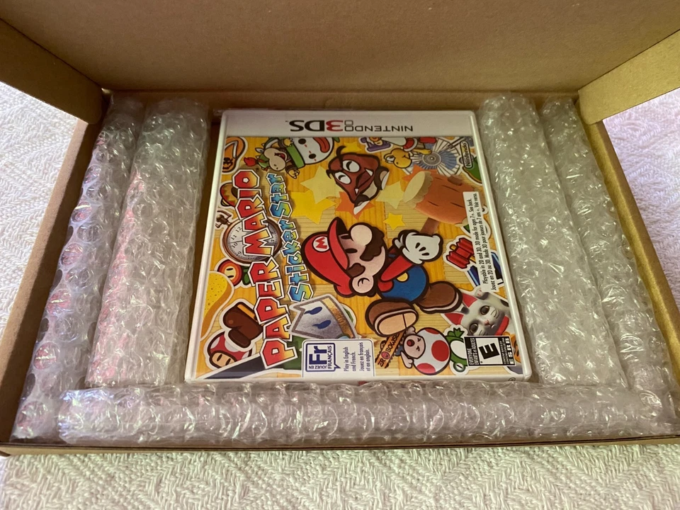 Paper Mario Sticker Star Nintendo 3DS - NTSC-U/C USA VGC CIB - Tracked - Image 3 of 4