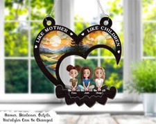 Personalized Mom Suncatcher Gift from Daughter, Mother's Day Window Decor