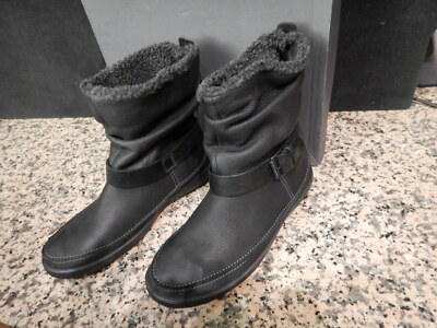 Ecco Damen-Winterstiefel CHASE II Leder schwarz 38