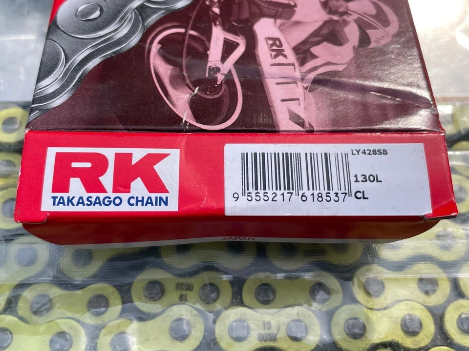 Kit Chaîne pour Hyosung RT 125 Karion, 03-06, City Sentier, 13-48-130, Jaune - Photo 3/4