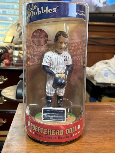 Lou Gehrig Bobblehead MLB Baseball Hall of Fame Collectible Series - Picture 3 of 12