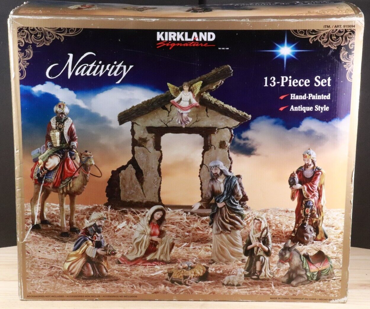 【未使用】KIRKLAND ナティビティセット 19ピース 【キリストの降誕】 未使用】KIRKLAND ナティビティセット 19ピース 【キリストの