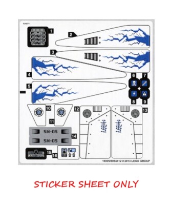 nagページ LEGO 70724 - Ninjago - NinjaCopter - STICKER SHEET | eBay