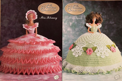 Antebellum Collection ~Miss March & February ~ Barbie Doll Gown Crochet Patterns