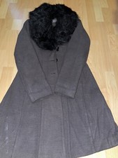 Fur Collar Flare Coat