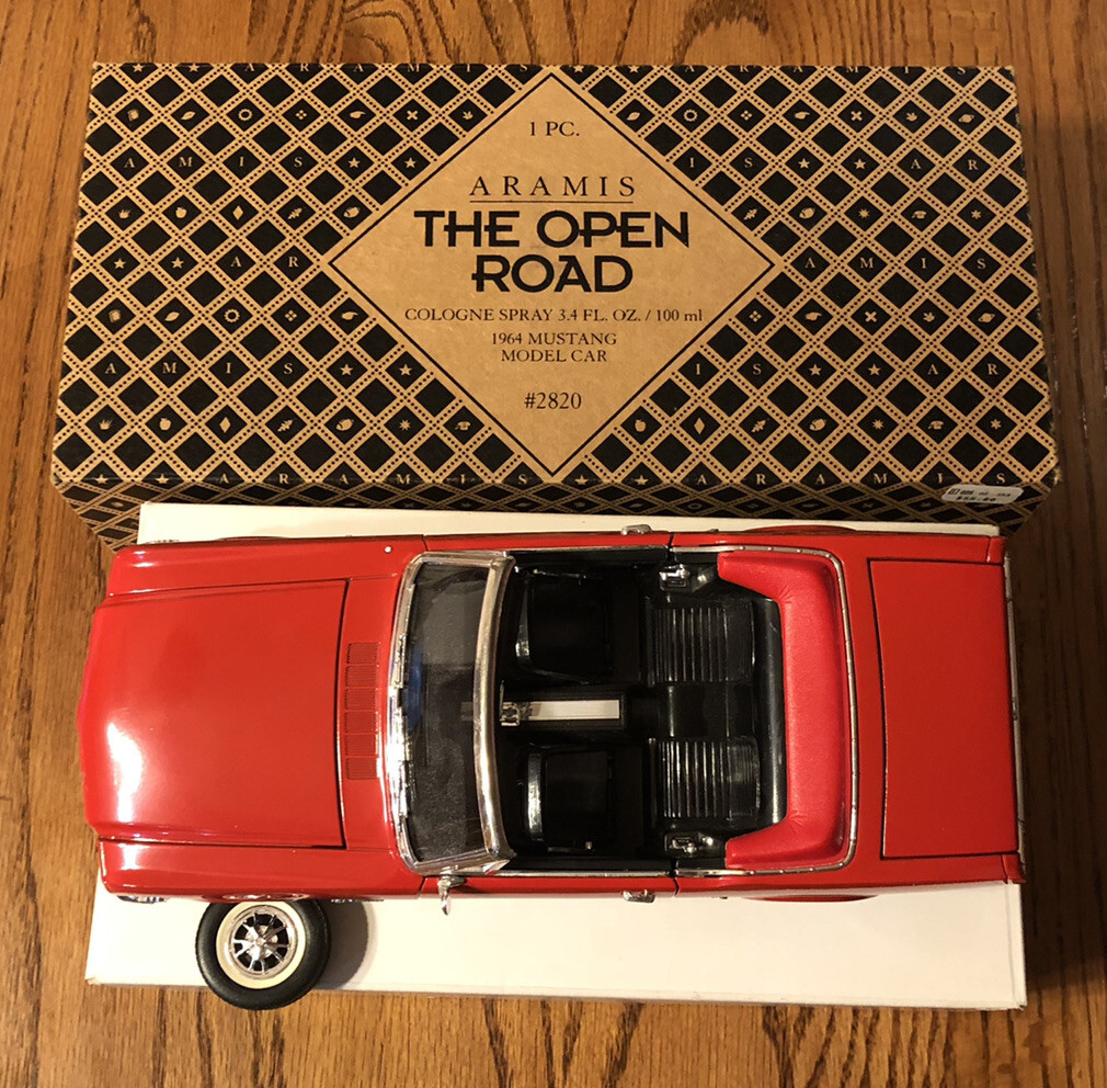 RARE Aramis The Open Road Red Convertible 1964 Ford Mustang Mira
