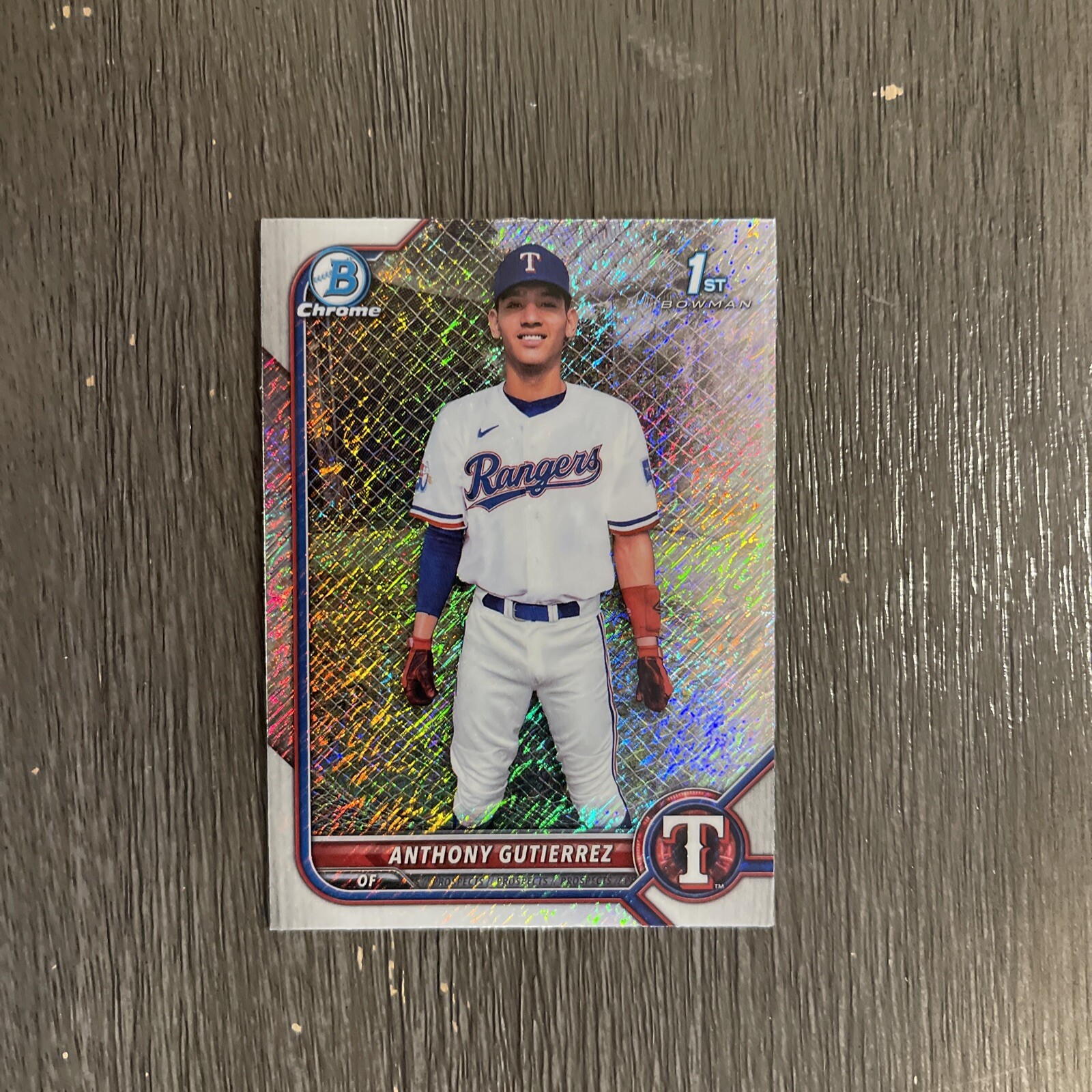 2022 Bowman Chrome-Anthony Gutierrez BCP-160-Shimmer Refractor