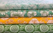 SUNFLOWERS IN MY HEART BY KATE SPAIN FOR MODA- 4 CHOICES OF PRINT- BY THE YARD